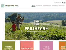 Tablet Screenshot of freshfarm.org